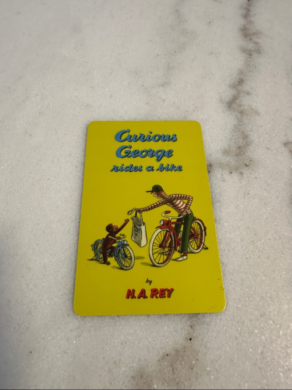 Yoto Card. Curious George Rides a Bike.